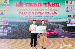 Hội Doanh nhân trẻ Đồng Nai tổ chức thiện nguyện, trao quà cho người dân xã Bù Gia Mập