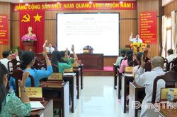 Hội đồng nhân dân xã Chợ Gạo: Thông qua nhiều nội dung quan trọng