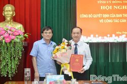 Đồng chí Nguyễn Kiên Cường giữ chức vụ Phó Trưởng Ban Tổ chức Tỉnh ủy