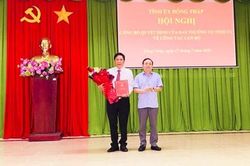 Đồng chí Lê Quang Khôi giữ chức Bí thư Đảng ủy phường Trung An