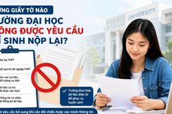 Những giấy tờ nào trường đại học không được yêu cầu thí sinh nộp lại?