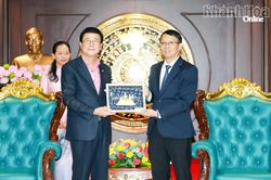 Phó Chủ tịch UBND tỉnh Nguyễn Thanh Hà tiếp lãnh đạo Liên đoàn các tổ chức Văn hóa và Nghệ thuật Ulsan (Hàn Quốc)