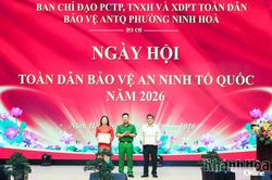 Phường Ninh Hòa tổ chức Ngày hội toàn dân bảo vệ an ninh Tổ quốc năm 2026