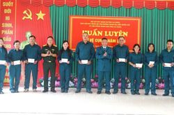 Bế mạc Huấn luyện tự vệ cụm 7 năm 2026