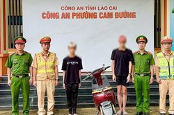 Lào Cai: Triệu tập 2 thiếu niên bốc đầu xe máy điện sau clip lan truyền trên mạng xã hội