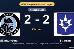 Thống k&ecirc; trận đấu Vikingur Gota 2-2 Stjarnan: M&agrave;n rượt đuổi tỷ số m&atilde;n nh&atilde;n