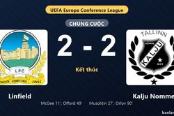 Thống kê trận đấu Linfield 2-2 Kalju Nomme: Màn rượt đuổi tỷ số mãn nhãn