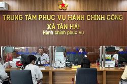 Tân Hải: Nâng chất lượng phục vụ người dân, doanh nghiệp