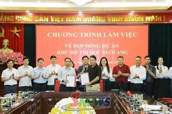 Ký kết hợp đồng dự án Khu đô thị dọc suối Ang