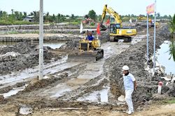 Cà Mau: Bảo đảm nguồn vật liệu, tăng tốc các công trình trọng điểm