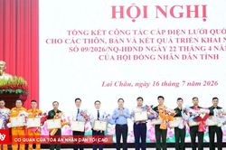 Lai Châu hoàn thành cấp điện đến 100% thôn, bản