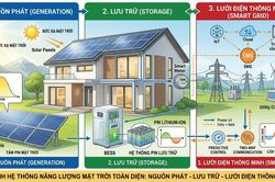 BESS - mảnh ghép còn thiếu để điện mặt trời bứt phá