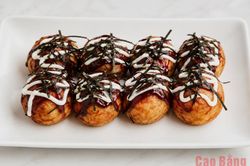 Bánh bạch tuộc Takoyaki - Thêm hương vị mới cho ẩm thực đường phố Cao Bằng