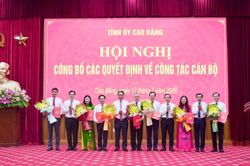 Tỉnh ủy c&ocirc;ng bố c&aacute;c quyết định về c&ocirc;ng t&aacute;c c&aacute;n bộ