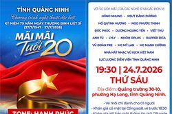 Quảng Ninh ph&aacute;t h&agrave;nh 4 vạn giấy mời dự concert đặc biệt 'M&atilde;i m&atilde;i tuổi 20'