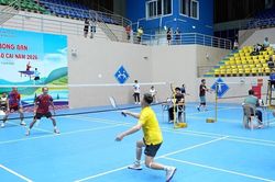 Hơn 400 VĐV tranh t&agrave;i tại Giải cầu l&ocirc;ng, b&oacute;ng b&agrave;n c&aacute;c CLB tỉnh L&agrave;o Cai năm 2026