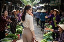 Ra ngõ gặp... họ hàng: Áp lực của nàng dâu mới mỗi lần đi chợ quê