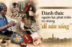Di sản làng nghề - 'mỏ vàng' cho phát triển công nghiệp văn hóa Hà Nội (Kỳ 1): Đánh thức nguồn lực phát triển từ những 'di sản sống'