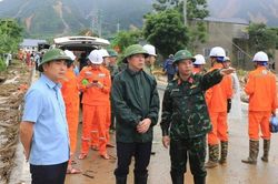 Lai Châu tập trung nhân lực, vật lưc khắc phục hậu quả mưa lũ