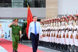 [Ảnh] Tổng Bí thư, Chủ tịch nước Tô Lâm dự Gặp mặt kỷ niệm 64 năm Ngày truyền thống lực lượng Cảnh sát nhân dân
