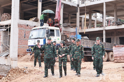 Binh đoàn 12 phát động 40 ngày đêm thi đua 'về đích' tại các dự án trường học vùng biên giới