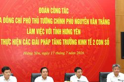 Phó Thủ tướng Nguyễn Văn Thắng: Hưng Yên thuộc nhóm địa phương tăng trưởng dẫn đầu cả nước