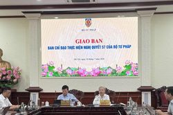 Bộ Tư ph&aacute;p ban h&agrave;nh Kế hoạch h&agrave;nh động 100 ng&agrave;y, tập trung th&aacute;o gỡ điểm nghẽn chuyển đổi số