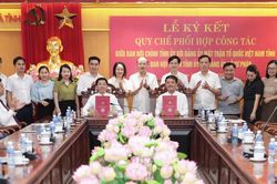 Tăng cường phối hợp c&ocirc;ng t&aacute;c nội ch&iacute;nh, ph&ograve;ng chống tham nhũng v&agrave; cải c&aacute;ch tư ph&aacute;p ở H&agrave; Tĩnh