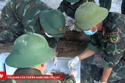 Ph&aacute;t hiện một h&agrave;i cốt liệt sĩ bọc trong tăng bộ đội tại khu vực ga Hương Thủy