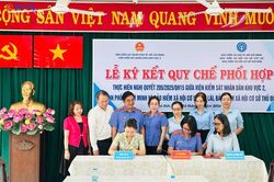 K&yacute; kết Quy chế phối hợp với BHXH, triển khai Nghị quyết số 205 đến doanh nghiệp