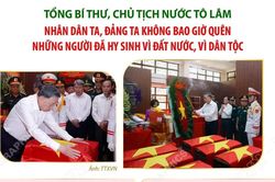 Tổng Bí thư, Chủ tịch nước Tô Lâm: Tìm kiếm hài cốt liệt sỹ là trách nhiệm thiêng liêng