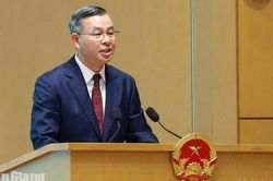 Bộ trưởng Bộ T&agrave;i ch&iacute;nh Ng&ocirc; Văn Tuấn: Điểm nghẽn lớn nhất hiện nay nằm ở kh&acirc;u thực thi ch&iacute;nh s&aacute;ch