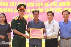 Khởi công xóa nhà tạm cho con đẻ người hoạt động kháng chiến tại An Minh