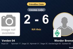 Werder Bremen thắng đậm, Verden 04 nhận thất bại ở trận giao hữu