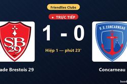 TRỰC TIẾPTrực tiếp Stade Brestois 29 vs Concarneau: Stade Brestois 29 mở tỷ số