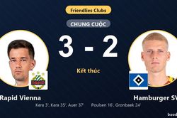 Rapid Vienna ngược d&ograve;ng hạ Hamburger SV trong trận cầu rượt đuổi