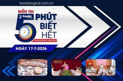Điểm tin '5 phút biết hết' sáng 18-7: Việc thực hiện nhiệm vụ của các đơn vị phải đo đếm được bằng sản phẩm cụ thể