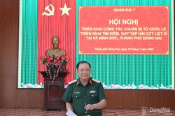 Chuẩn bị chu đáo cho Lễ Triển khai tìm kiếm, quy tập hài cốt liệt sĩ tại thành phố Đồng Nai