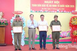 Đồng chí Phan Văn Hợp dự Ngày hội toàn dân bảo vệ an ninh Tổ quốc năm 2026 tại xã Ba Sao