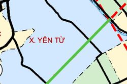 Quy hoạch tuyến đường trục động lực dài 4,5km qua xã Yên Từ, tỉnh Ninh Bình