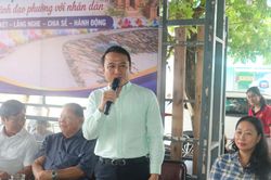 Mô hình 'Cà phê sáng của lãnh đạo phường với Nhân dân' của phường Phú Thủy