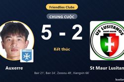 Auxerre thắng đậm, St Maur Lusitanos chỉ kịp r&uacute;t ngắn c&aacute;ch biệt