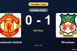 Thống kê trận đấu Manchester United 0-1 Wrexham: S. Smith tỏa sáng, Wrexham giành trọn 3 điểm