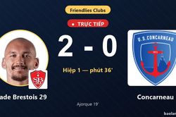 TRỰC TIẾPTrực tiếp Stade Brestois 29 vs Concarneau: Hết hiệp 1, Stade Brestois 29 dẫn 2-0