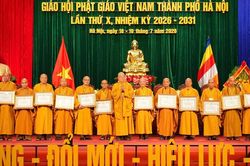 Hà Nội: Đại hội đại biểu Phật giáo Thành phố lần thứ X, nhiệm kỳ 2026-2031 làm việc phiên thứ nhất