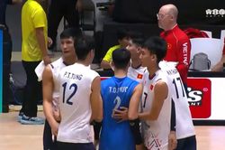 Đội tuyển b&oacute;ng chuyền nam Việt Nam v&agrave;o b&aacute;n kết SEA V.Cup 2026