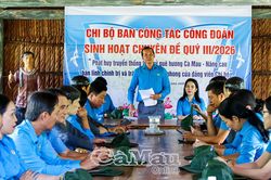 Hành trình về nguồn, bồi đắp truyền thống cách mạng cho cán bộ, đoàn viên