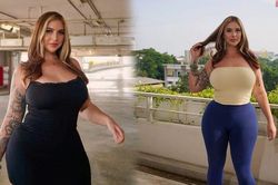 Bị nói '104 kg là quá béo', cô gái cao hơn 2m chỉ đáp trả bằng đúng một câu này