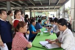 Chương tr&igrave;nh kh&aacute;m sức khỏe to&agrave;n d&acirc;n của TPHCM: Hơn 4.200 c&ocirc;ng nh&acirc;n được kh&aacute;m sức khỏe miễn ph&iacute;