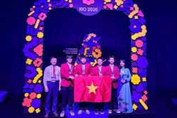 Học sinh Việt Nam giành 4 huy chương bạc Olympic Sinh học Quốc tế